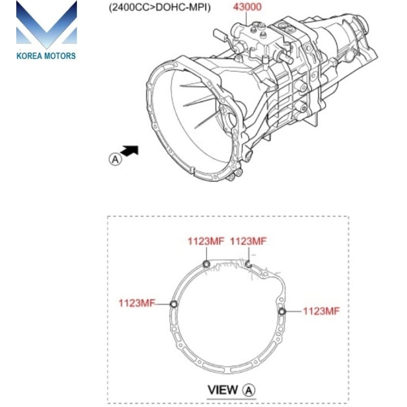 NEW MANUAL TRANSMISSION 5SPEED 2WD SET FOR HYUNDAI STAREX H1 201518